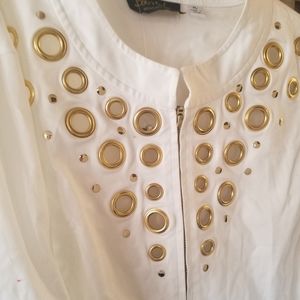 Bob Mackie shirt Jacket worn once